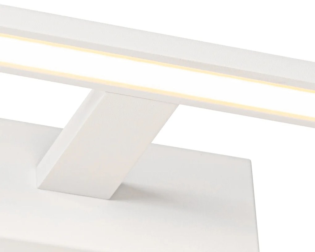 Applique da parete bianca 62 cm incl. LED IP44 - Jerre