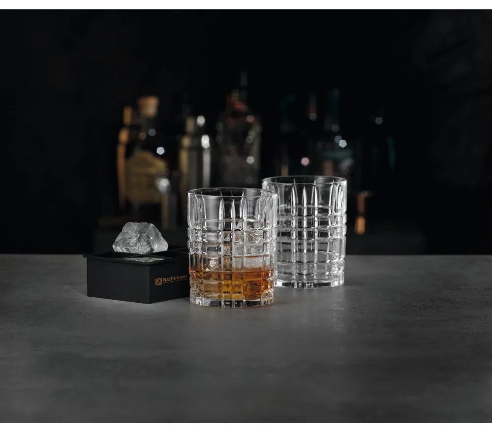 Bicchieri da whisky in set da 2 345 ml Square - Nachtmann