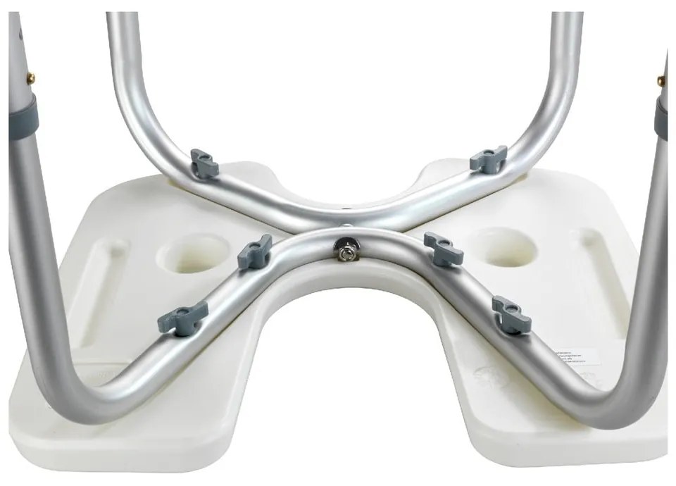 Sgabello da doccia Sgabello igienico bianco, 53 x 46 cm Secura - Wenko