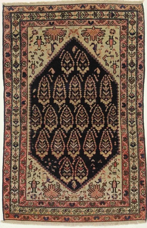 Tappeto 100x150 (Iran) Annodato A Mano