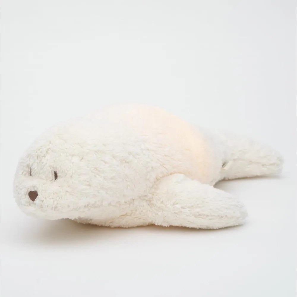 Moonie - Peluche per la nanna con melodia e luce foca Organic Polar