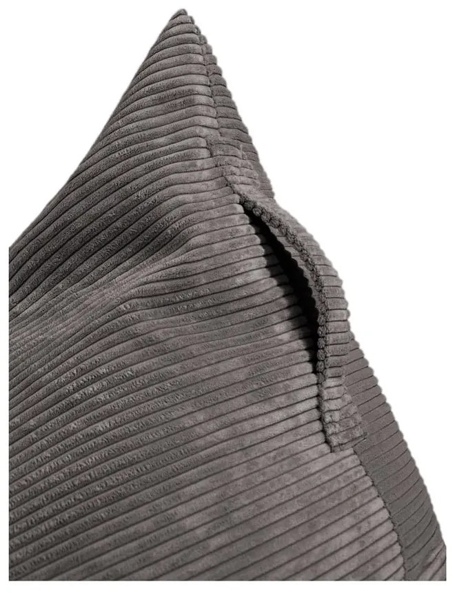 Pouf a sacco per bambini nero con rivestimento in velluto a coste Razzy – SLOWDOWN