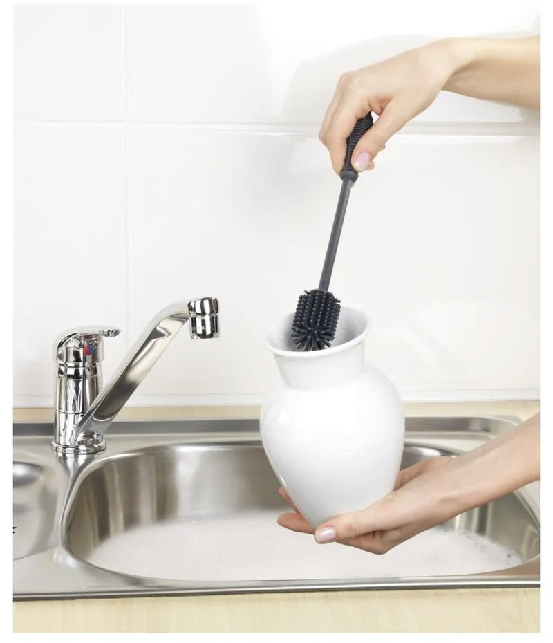 Spazzola di lavaggio in silicone, lunghezza 25 cm - Wenko