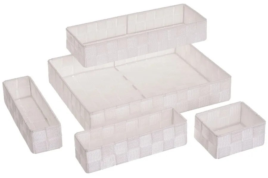 Organizer per cassetti in tessuto in set da 5 - Casa Selección