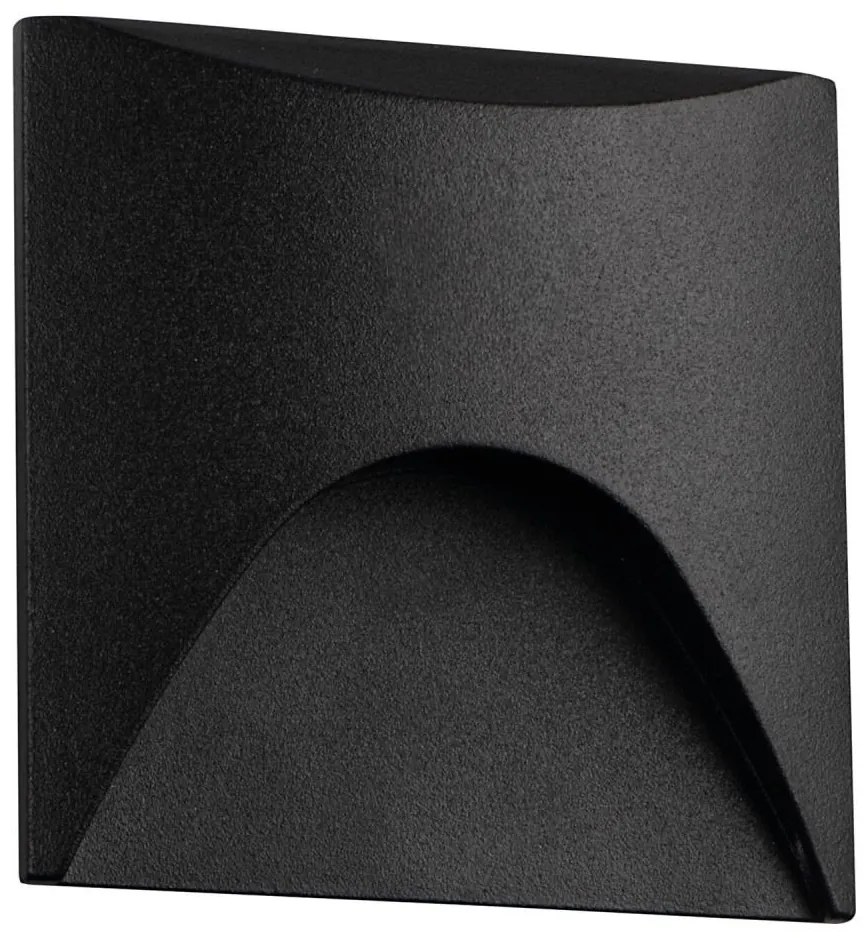 Kanlux 39127 - Lampada per scale a LED EXIN LED/2,5W/230V 3000K IP65 nero squadrato