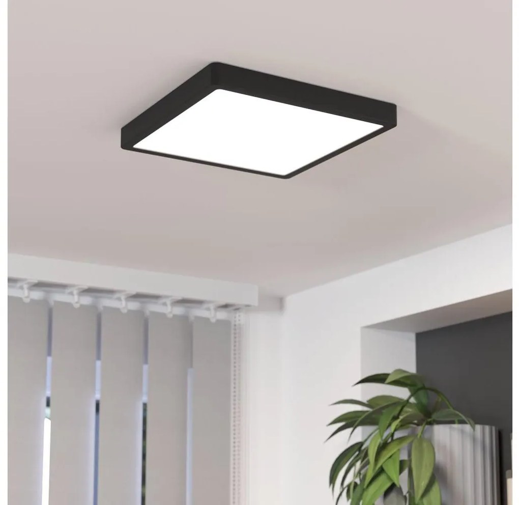 Eglo 900588 - Plafoniera LED dimmerabile FUEVA LED/20,5W/230V nera