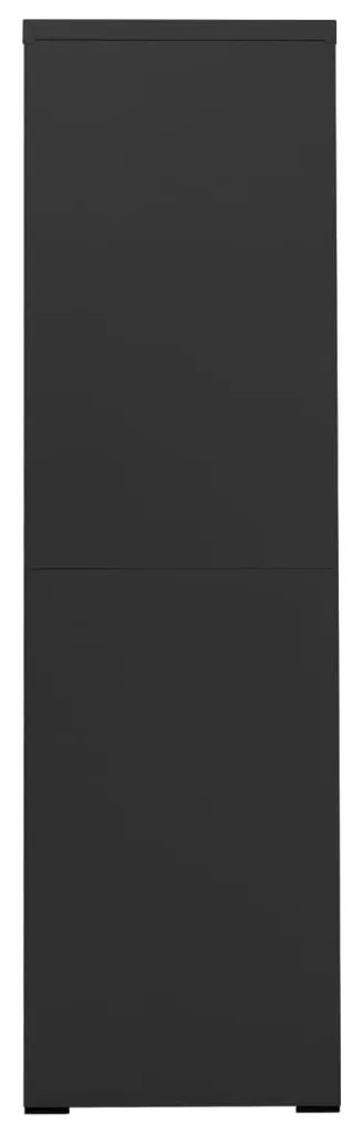Armadio classificatore antracite 90x46x164 cm in acciaio