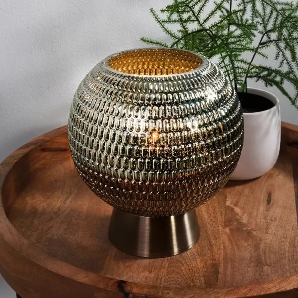 Searchlight EU67008PB - Lampada da tavolo LED MILA LED/0,6W/3xAAA verde