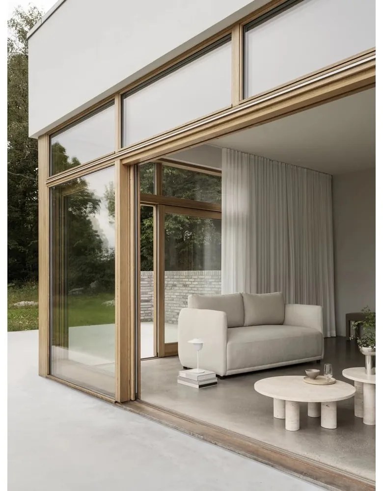 Tavolino rotondo in pietra beige ø 75 cm Volos - Blomus