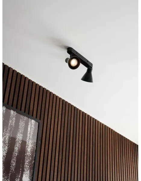 Nordlux - Faretto EIK 2xGU10/35W/230V Black