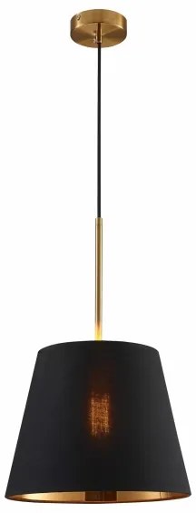 Lampadario a sospensione con filo ELENA 1xE27/20W/230V nero