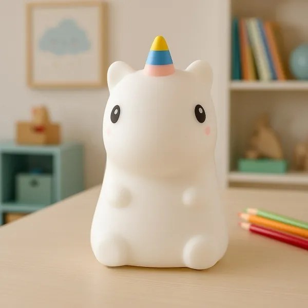 Luce notturna per bambini LED RGBW ricaricabile e dimmerabile UNICORN LED/1W/5V 1200 mAh