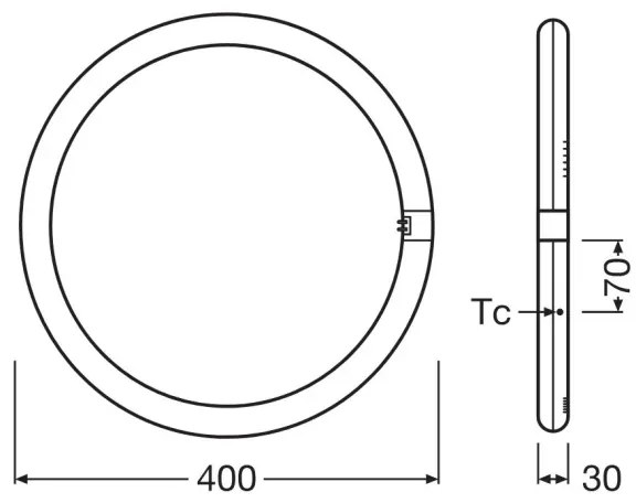 Tubo fluorescente LED G10q/24W/230V 4000K - Osram