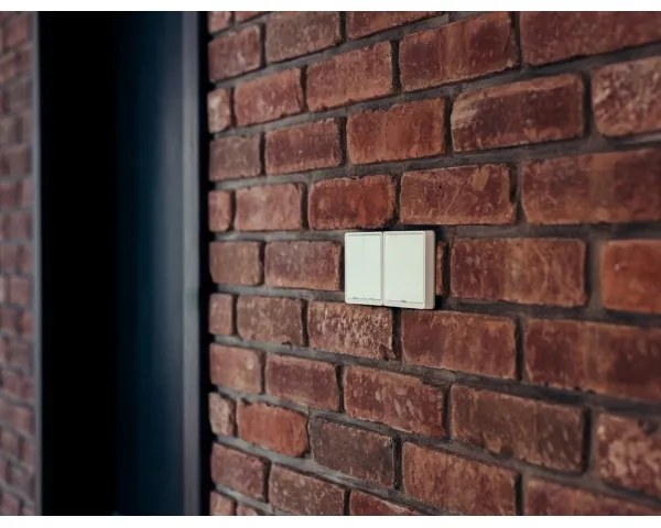 Immax NEO 07507L - Interruttore 2-bottoni SMART 1xCR2430 Zigbee 3.0 Tuya