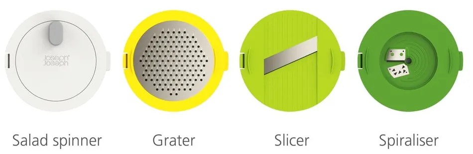 Kit per insalata in plastica 4 pz ø 24 cm Multi-Prep – Joseph Joseph