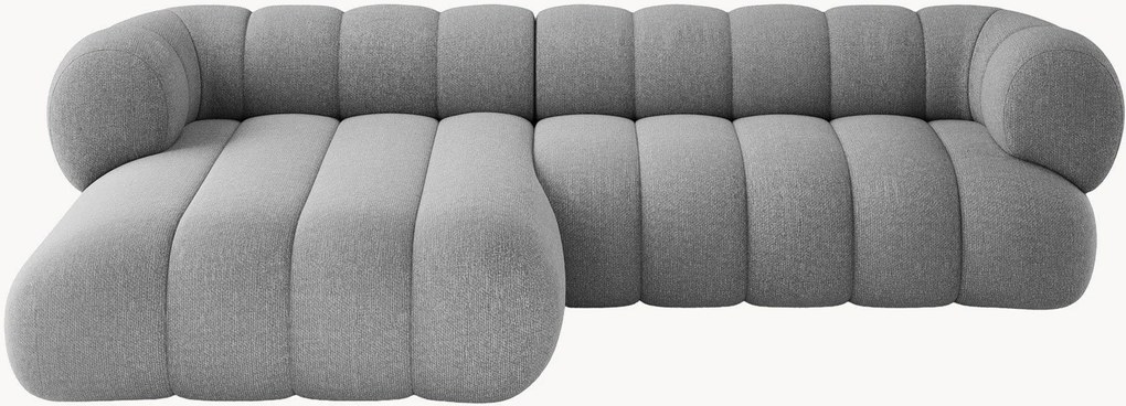 Divano angolare 5 posti in ciniglia Koge