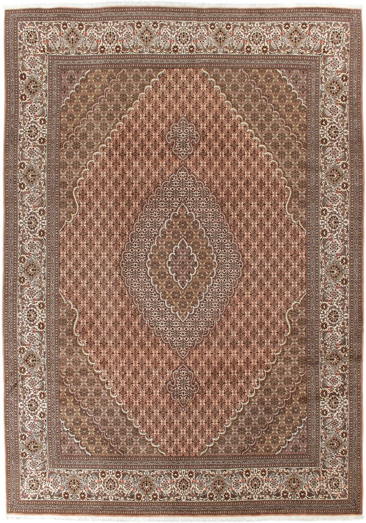 Tabriz Tappeto 350x250 (Iran) Annodato A Mano