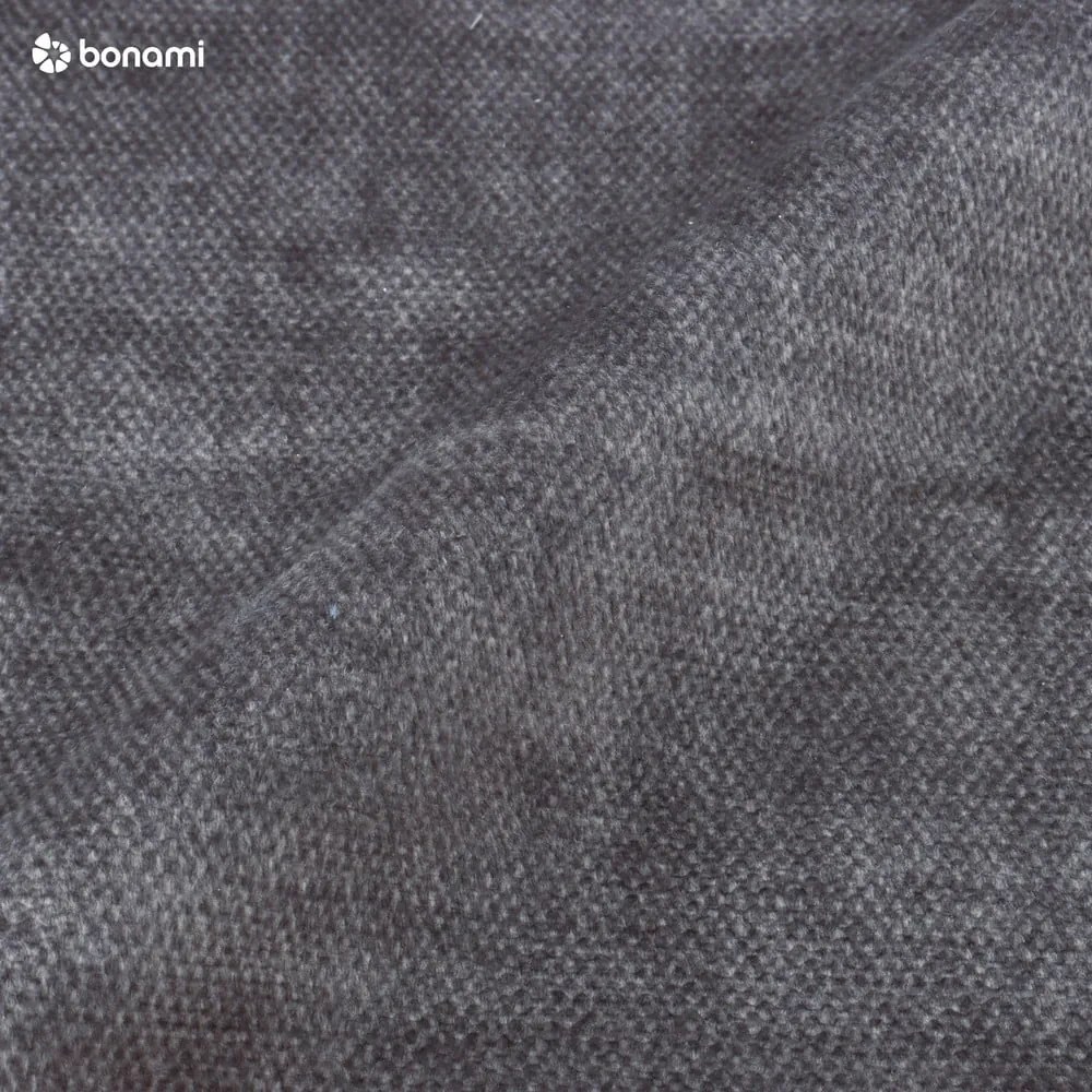 Letto matrimoniale imbottito grigio scuro con contenitore con griglia 160x200 cm Jade - Bobochic Paris