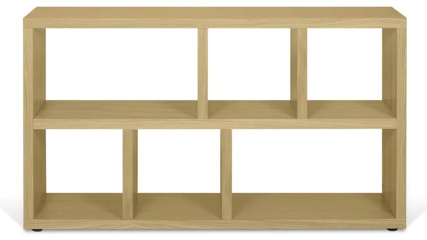 Libreria color legno effetto rovere 150x83 cm Berlin - TemaHome