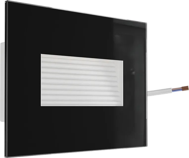 Segnapasso LED per Scatola 503 3.5W IP65 - Luce Asimmetrica Colore Bianco Caldo 2.700K
