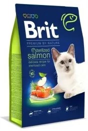 Cibo per gatti Brit PREMIUM BY NATURE STERILIZED Adulto Salmone Tacchino 1,5 Kg