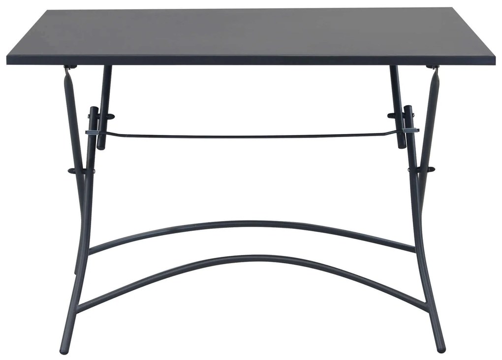 ROMANUS - tavolo in acciaio pieghevole da esterno