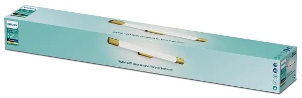 Philips - Lampada per specchio da bagno ROVER LED/10W/230V IP44 ottone