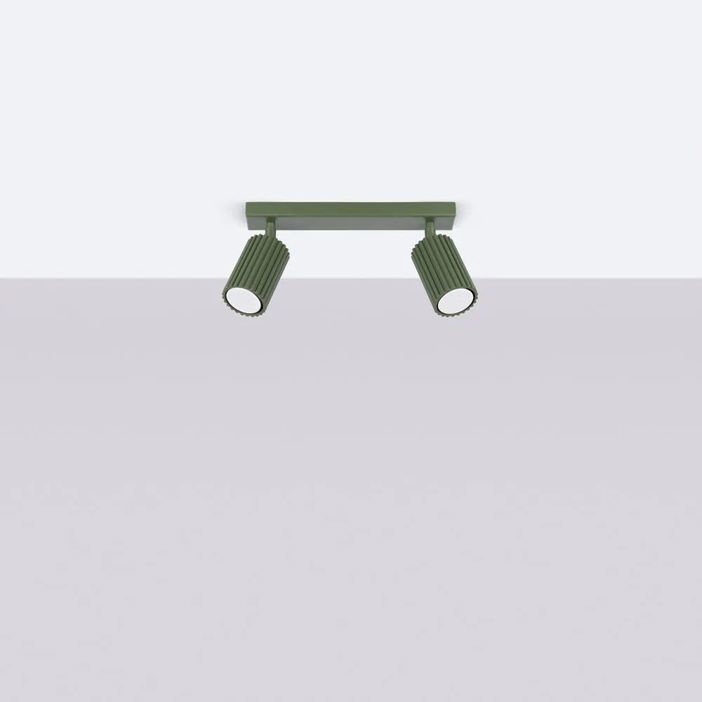 Faretto verde 6,5x30 cm Gleam – Sollux
