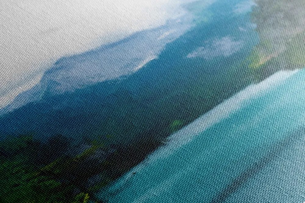 Quadro su tela – Lago di montagna dipinto