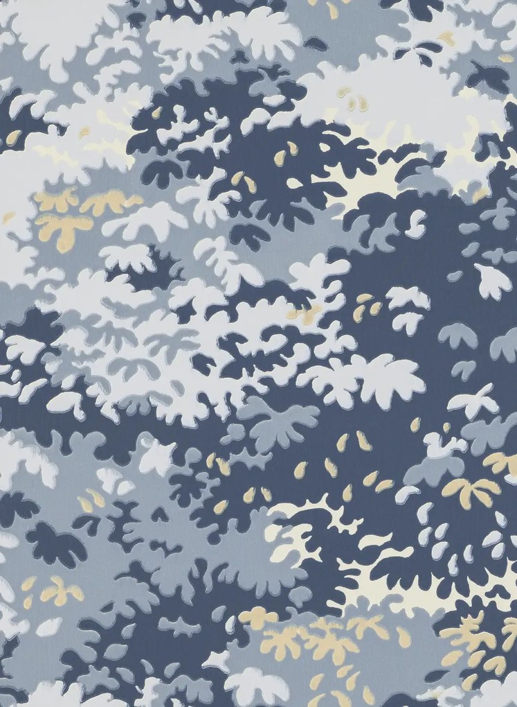 Långelid / von Brömssen Tapete Into the Woods - Misty Blue