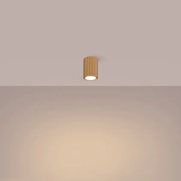 Sollux SL.1549 - Faretto KARBON 1xGU10/10W/230V 10 cm oro