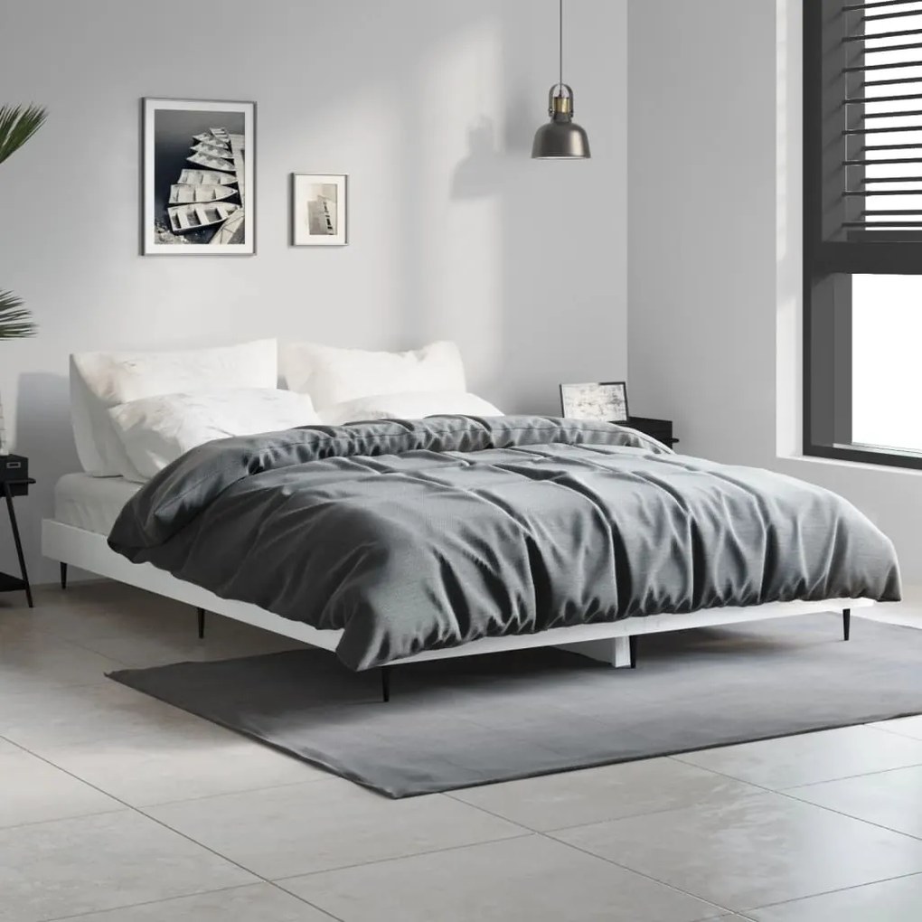 Giroletto Bianco Lucido 135x190 Cm İn Legno Multistrato /
