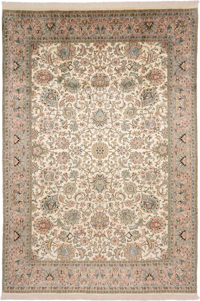 Cashmere Silk Tappeto 280x190 (Indian) Annodato A Mano