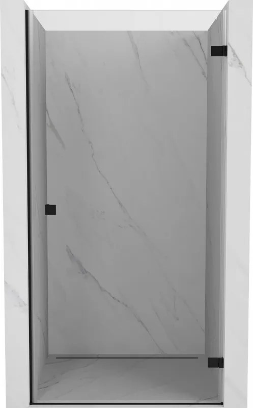 Mexen Lunar-B porta doccia battente destra 60 cm, trasparente, nero - 832-060-000-70-00-P