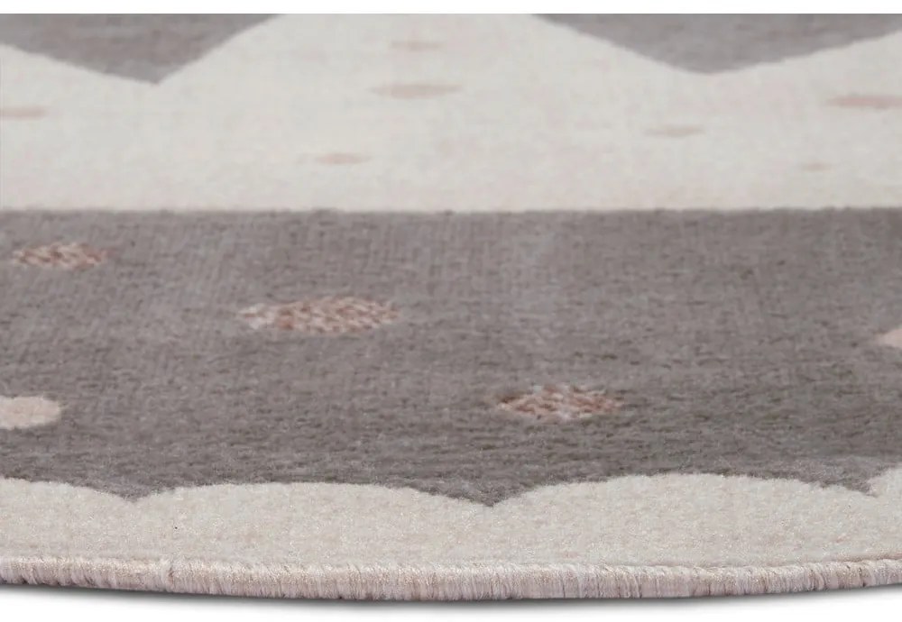 Tappeto grigio per bambini ø 140 cm Crown - Hanse Home