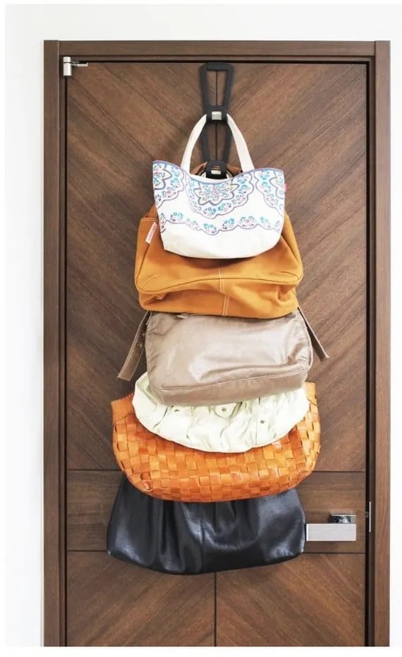 Appendiabiti nero con 6 ganci Kanazawa Joint - YAMAZAKI