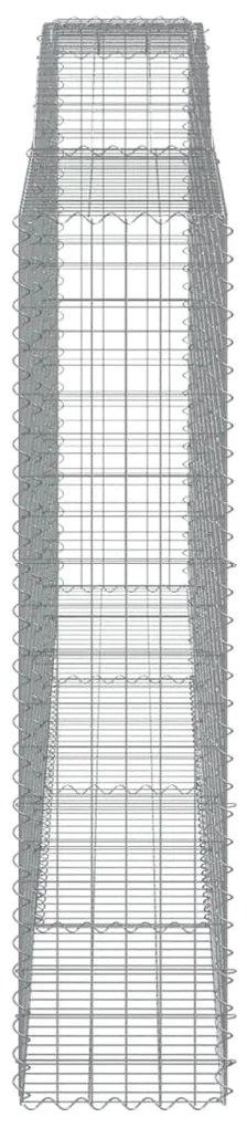 Cesti Gabbioni ad Arco 6 pz 400x50x200/220 cm Ferro Zincato