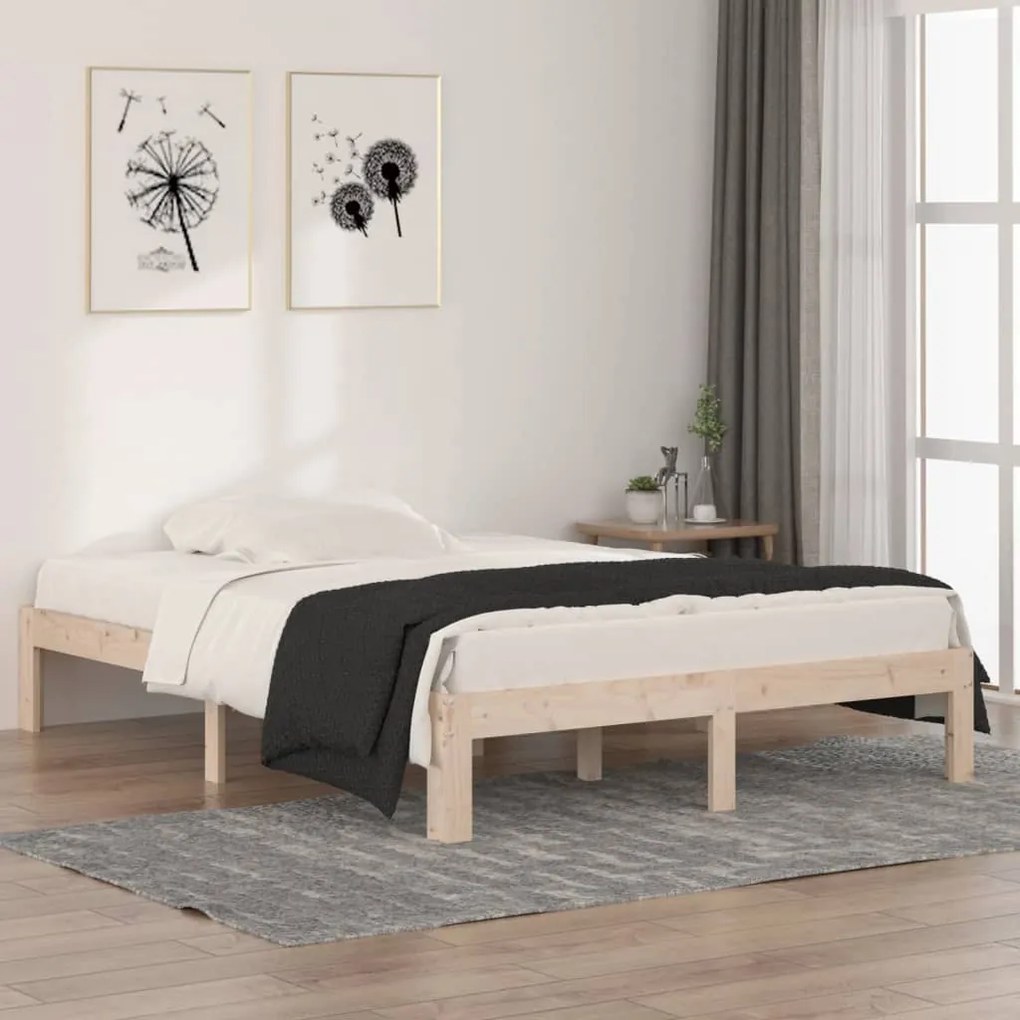 Giroletto İn Legno Massello 135x190 Cm Double /