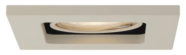 Set di 6 faretti da incasso moderni beige GU10 50mm orientabili e inclinabili - Qure