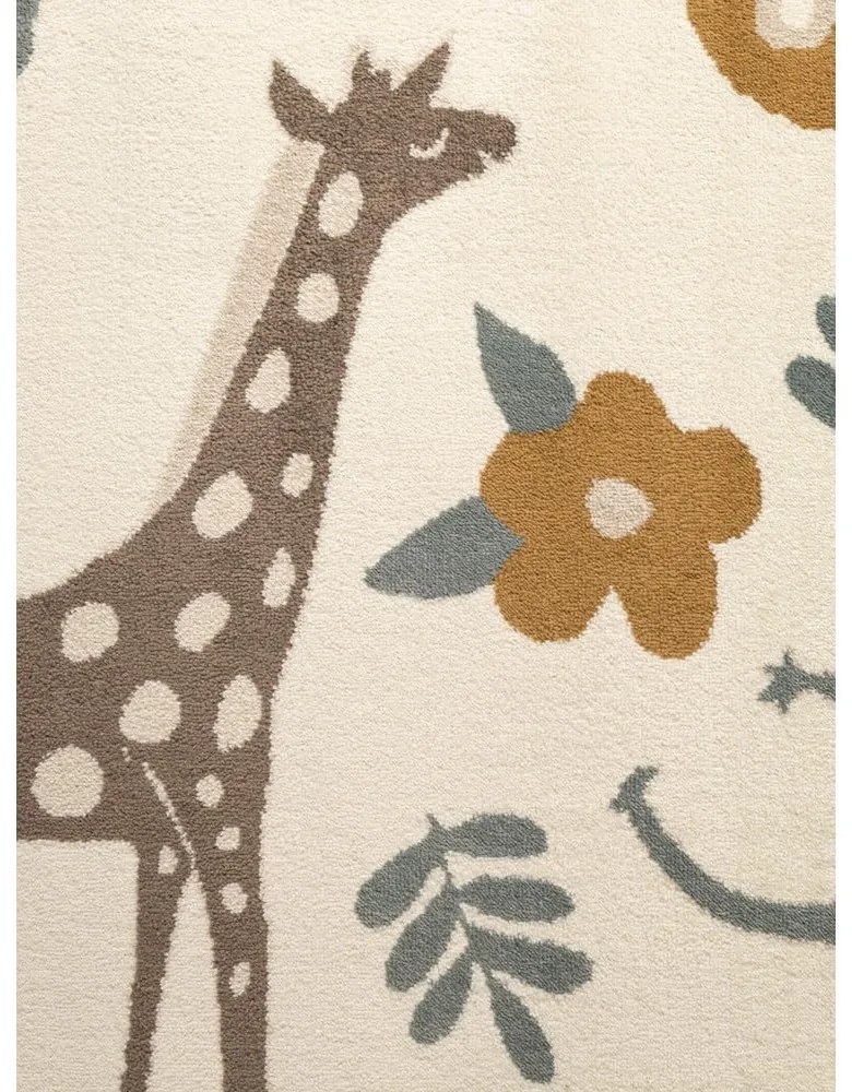 Tappeto per bambini color crema 120x170 cm Animal Safari – Hanse Home