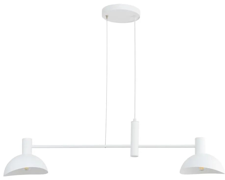 Lampadario a sospensione con filo ARTIS 2xE14/40W/230V bianco