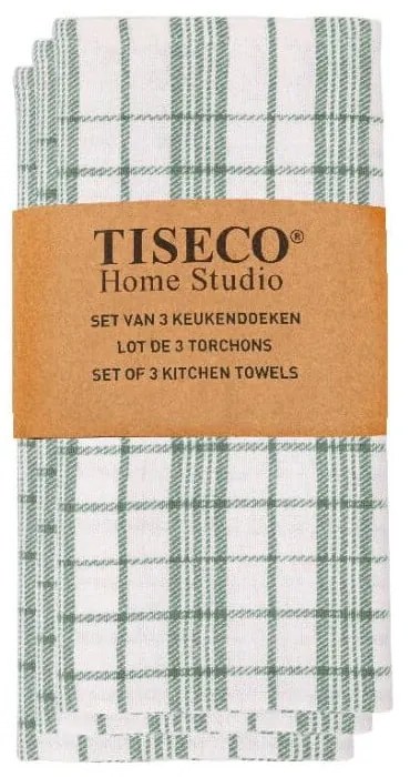 Asciugamani in cotone in set da 3 70x50 cm - Tiseco Home Studio