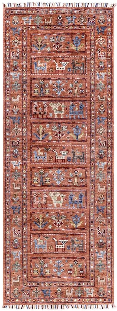 Samarkand Tappeto 80 x 210 (Pakistan) Annodato A Mano