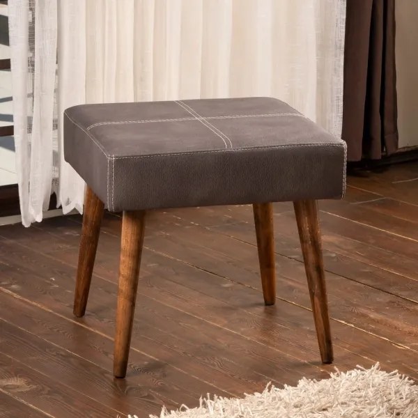 Pouf NUTO 46x46 cm antracite