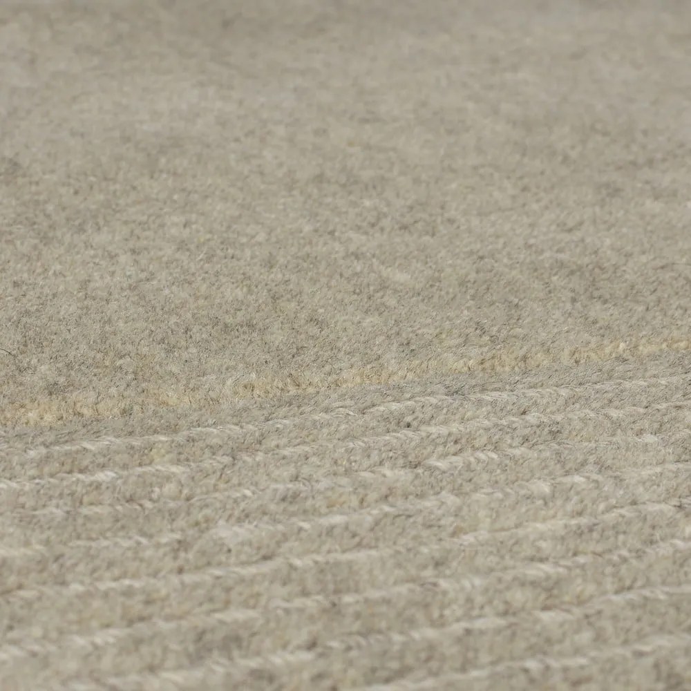 Tappeto in lana beige 200x290 cm - Flair Rugs