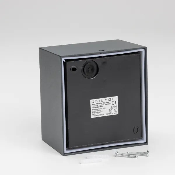 Brilagi-LED Lampada da parete esterna con sensore TERNI LED/12W/230V antr. IP44