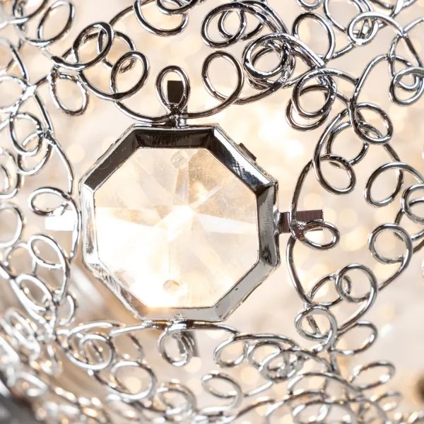 Eglo 32103 - Lampadario a plafone LED VELAGO 5xG9/33W/230V cromo lucido