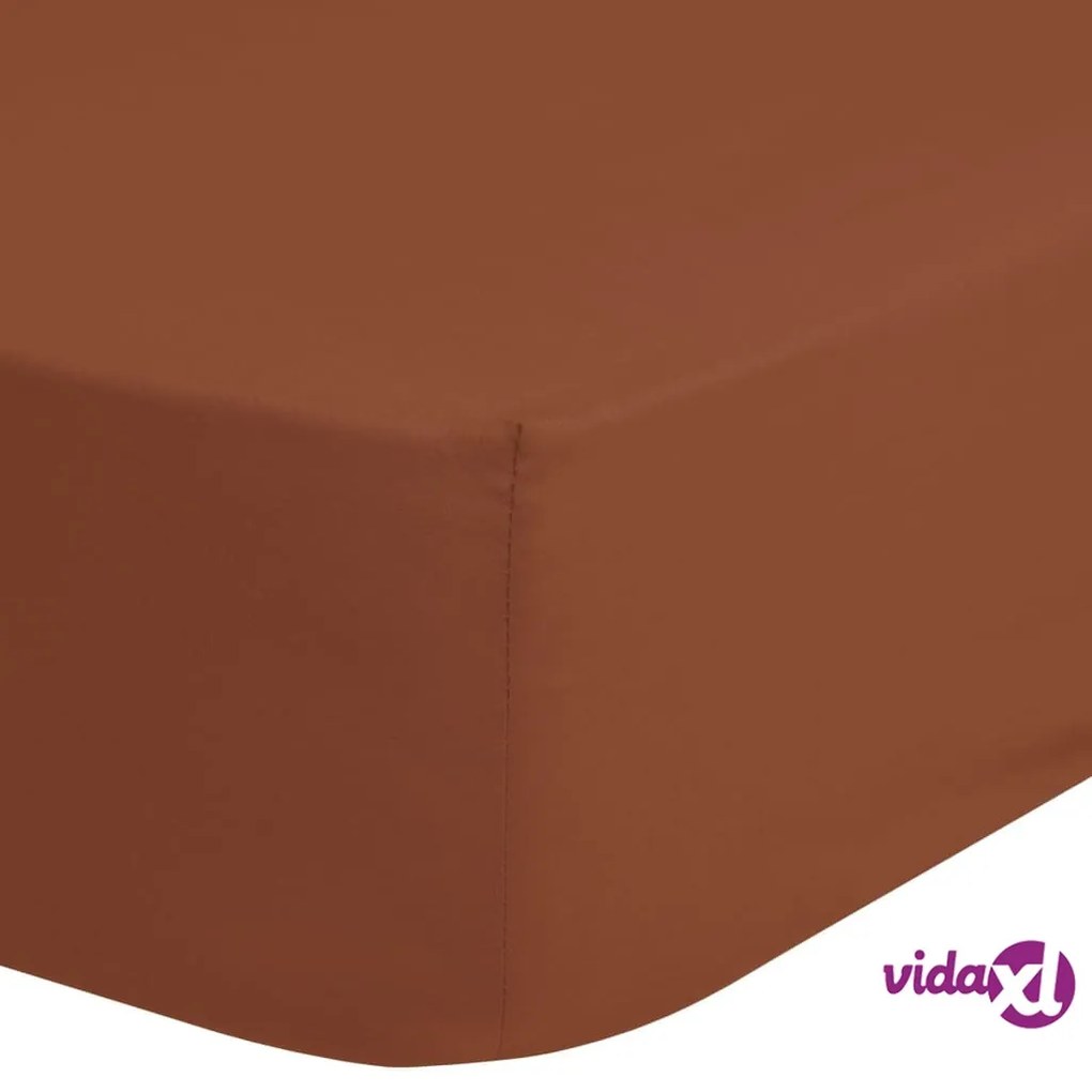 Good Morning Lenzuolo con Angoli Jersey 90/100x220 cm Terracotta