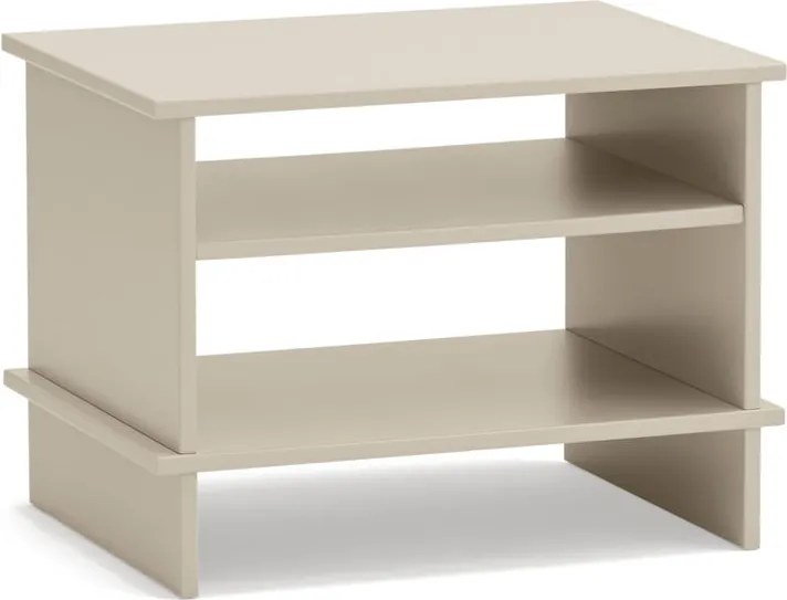 Comodino color crema con ripiani Inari – Teulat