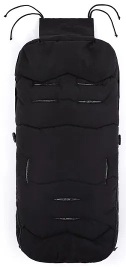 PETITE&MARS - Sacco coprigambe bimbo 4in1 WARMY nero